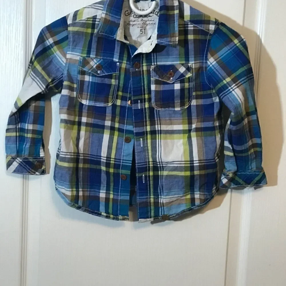 Oshkosh Kids Button Down Shirt Size 5